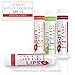 Sweet Lips SPF 15 Lip Balm by L'AUTRE PEAU - Dry Chapped Lips Treatment with Moisturizer for Sun Protection | Fruitylicious Gift Set | Strawberry, Peach, Apple & Raspberry (4 Pack)