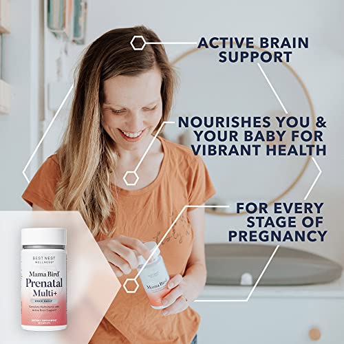 Mama Bird Prenatal Vitamin, Methylated Prenatal Vitamins, Organic Blend