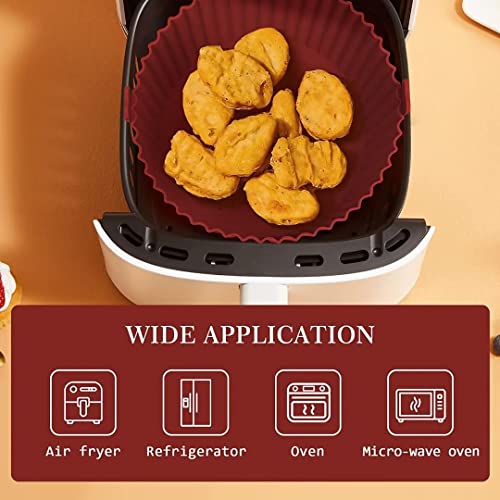 4Pack Air Fryer Silicone Pot Food Safe Air fryers Oven Accessories