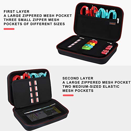 Hard Electronics Organizer, Travel Cable Organizers Bag Electronic Accessories Tech Storage