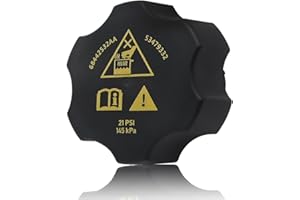 XINGEHOR 68442532AA Coolant Bottle Reservoir Cap for Jeep Chrysl Dodge Ram 2014-2021 Cherokee Ram 1500 2017-2021 Pacifica Compass 2016-2021 Durango Grand Cherokee Radiator Coolant Reservoir Recovery Cap