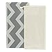DII Fabric Storage Bins for Nursery, Offices, & Home Organization, Containers are Made to Fit Standard Cube Organizers (11x5.5x5.5) Chevron Gray - Set of 2