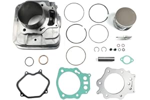 JETUPLUSLLC For Honda Foreman 450 Top End Rebuild Kit Cylinder Piston Gaskets Std 1998-2004