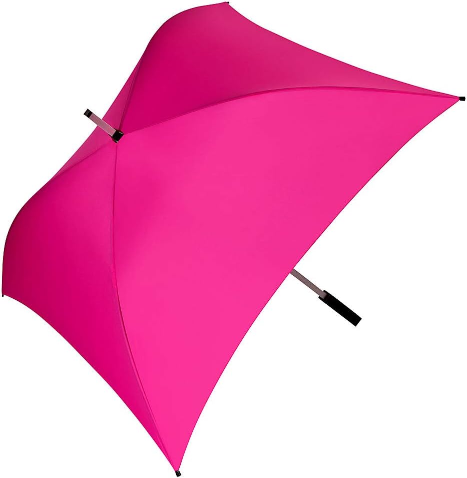 VON LILIENFELD® Umbrella Square Men Women Charlie (Pink), Black, 102/94 - Image 3