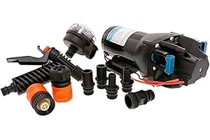 Jabsco Q401J-118N-3A, HotShot HD4, 12 Volt, 4 GPM 60PSI Heavy Duty Washdown Pump