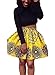 Dearlovers Women African Print High Waist A Line Short Skirt