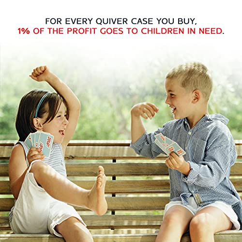 Quiver Time Purple Quiver Collector Card Carrying Case Card/Deck