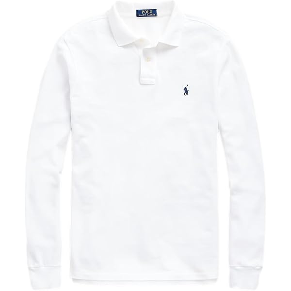 Amazon.com: POLO RALPH LAUREN Men's Long Sleeve Slim Fit Oxford Button Down  Shirt (M, BsrWhite) : Clothing, Shoes & Jewelry