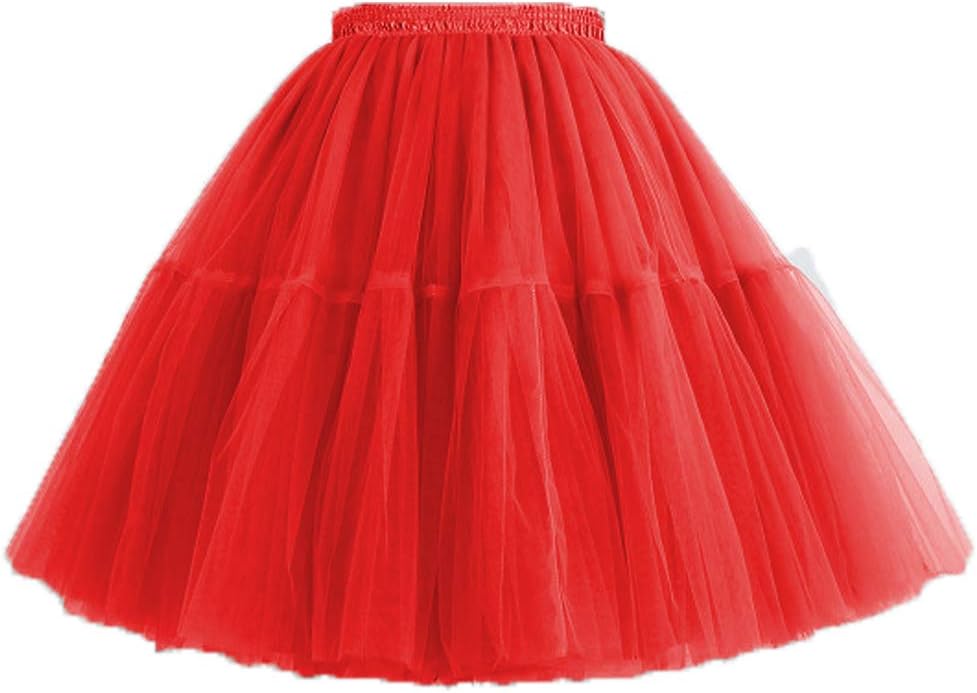 FOLOBE Women Soft Tutu Skirts Petticoat