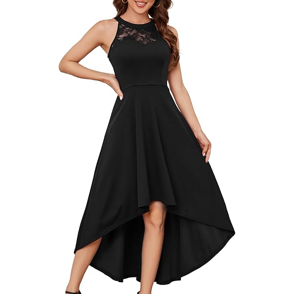 Fashion One Pic Long Dress Ummzongs Women'ss Midi Dress With Ruffle Hem  Cocktail Homecoming Formal