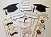 Losuya 2017 Graduation Photo Props Photobooth Party Favor 17pcs Glasses Moustache Red Lips Bow Ties On Sticks Graduation Ceremony Party Decorations