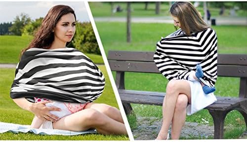 Kosy Kids Nursing Breastfeeding Cover - Baby Car Seat Canopy - Shopping Cart, Stroller Cover- It's a Multi Use Infinity Scarf Shawl - Baby Car Seat Covers - Great Baby Shower Gift Idea.