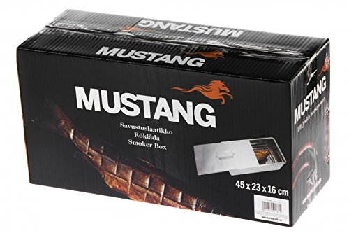 Grillpaul Mustang Räucherbox Premium | Smokerbox | Räucherschrank klein | Edelstahl poliert | 45 x 23 x 16cm – Bild 4