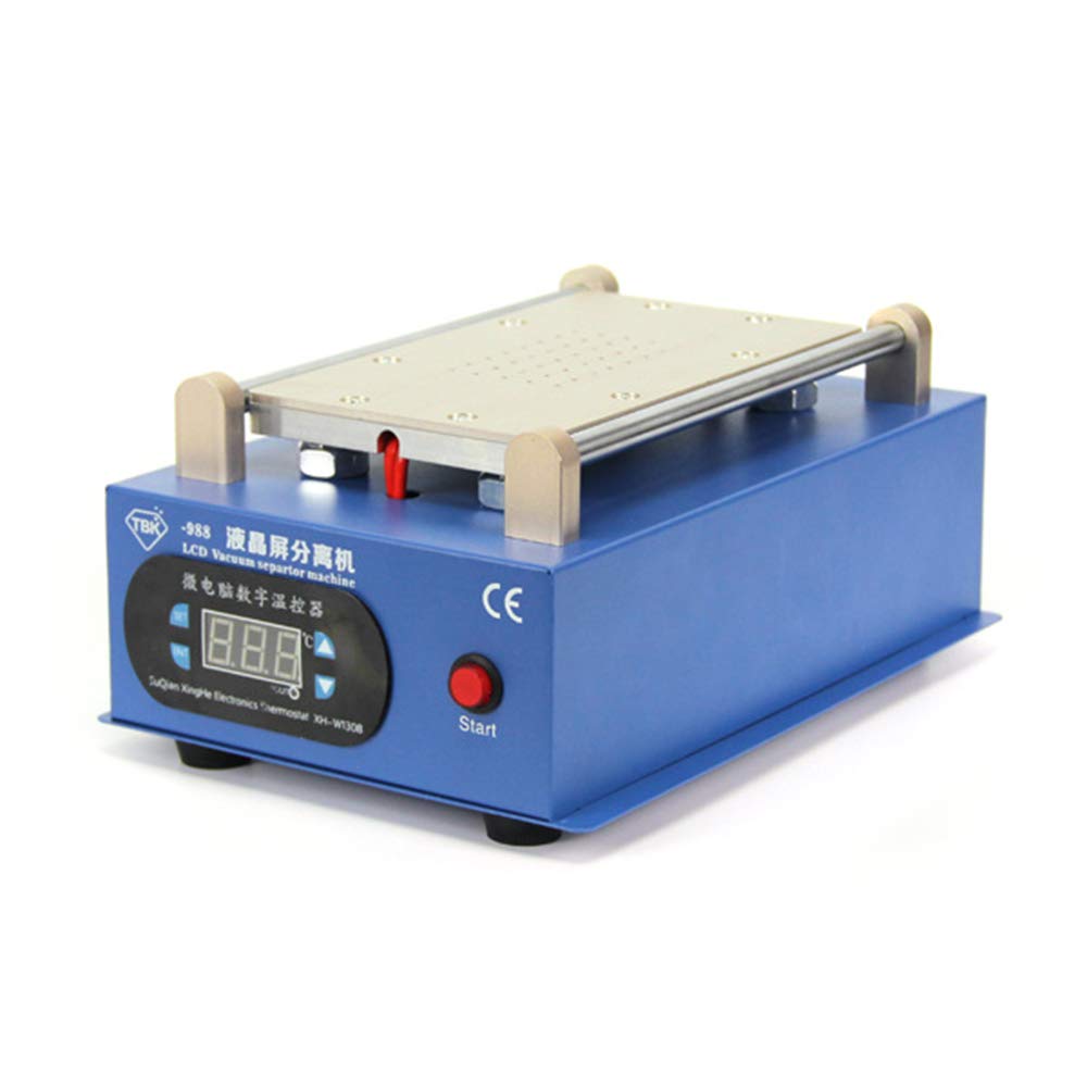 AC100-240v 250w LCD Screen Separator Machine Screen Repair Separating Machine Touch Screen LCD Glass Lens Removal LCD Separator for Cellphone Repair Build-in Pump 15x26x12cm