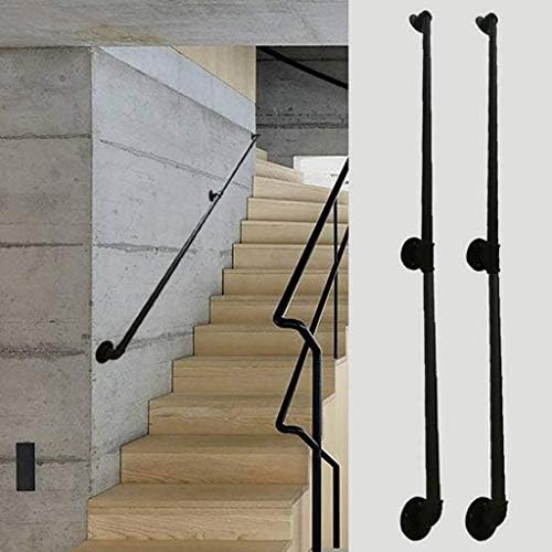 手すり 階段手すりキット 1フィートからフィート 工業用風鉄管階段手すり 壁