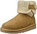 UGG Girls Darrah Pull On Boot, Chestnut, 2 M US Big Kid