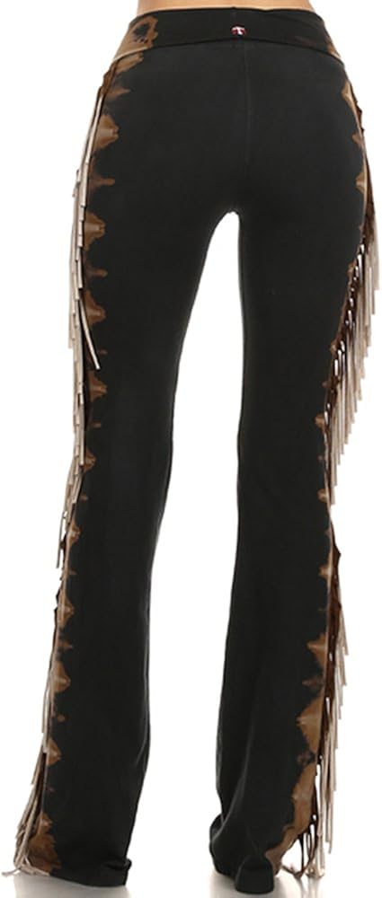 t party fringe yoga pants