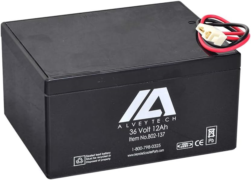 Amazon.com : AlveyTech 36 Volt Battery 