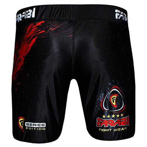 Farabi vale tudo shorts MMA grappling fight training match compression tights (medium) - Thumbnail 4