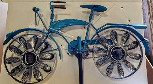 Unrays Antique Bike Bicycle Solar Wind Spinner/Windmill
