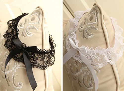 Sexy Black Bridal Garter Lace Wedding Garters for Bride Toss Away Garter Set