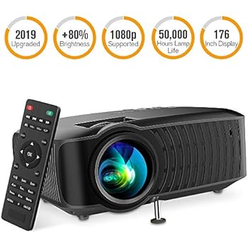 Amazon.com: 2019 Upgraded Mini Projector, DBPOWER 2800Lux ...