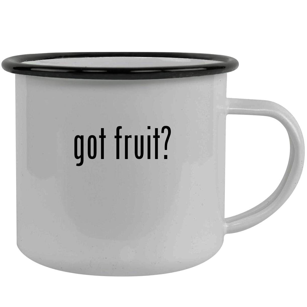 got fruit? - Stainless Steel 12oz Camping Mug, Black