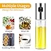 Olive Oil Sprayer Mister，Oil Sprayer for Cooking,Versatile Glass Spray Olive Oil Bottle Vinegar Bottle Glass Bottle for Cooking,Baking,Roasting,Grilling