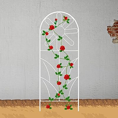 ecotrellis jardín girasol enrejado planta valla rejilla paneles ...
