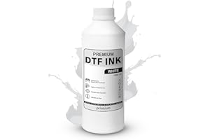 Printium DTF Ink White 1000ML (33.8 fl oz) Refill – Bold Prints on All Fabrics – Heat Transfer Ink for DTF Printers I3200, XP600, L1800, ET8550, XP15000 – High Opacity, Clog-Free, Wash Resistant