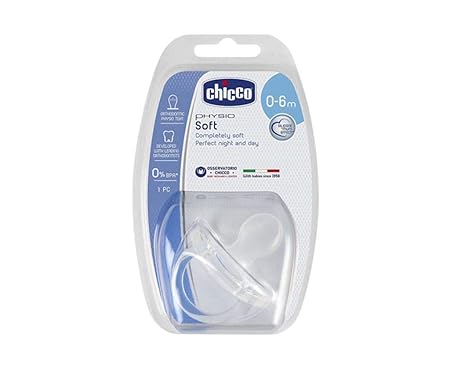 Chicco Physio Soft Neut Silicone Soother (1 Piece, White)