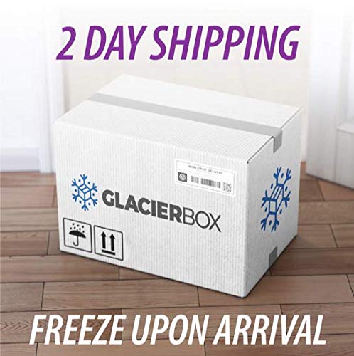 Acai To-Go Berry Puree Tubes by GlacierBox - Organic, Dairy Free Frozen Sorbet, 24 Count