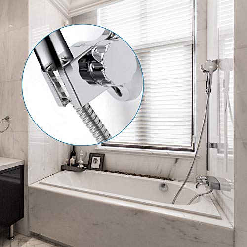 Shower Hose Extra Long Chrome Winzwon 79inches Stainless Steel with 1/2" Ends Fit Handheld Shower Head With Brass Hardware and Seal Waterproof Tape