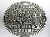 Hesston 2016 National Finals Rodeo NFR Adult Belt Buckle, NEW Cowboy, Wrangler, Prorodeo