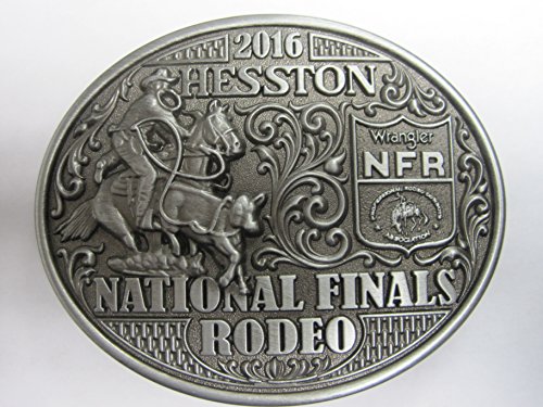 Hesston 2016 National Finals Rodeo NFR Adult Belt Buckle, NEW Cowboy, Wrangler, Prorodeo