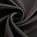 MYSKY HOME Blackout Curtains for Living Room 84 Inch Long Grey Curtains Thermal Insulated Grommet Curtain Room Darkening Window Curtainsl for Bedroom, 1 Curtain Panel, 52 x 84 Inch, Dark Grey