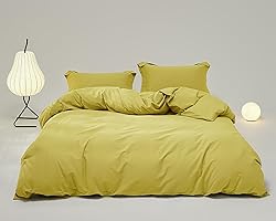 Houseri Moss Green Comforter Set King Chartreuse