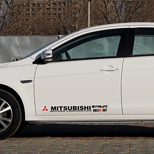 1 Pair Etie 60x10cm Reflective Car Styling Waist Line Auto Door Hood Decal Vinyl Sticker for Mitsubishi DIY Exterior Emblem Accessories