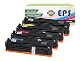 4PK EPS Replacement Toner Cartridge for HP 131A 131X Laserjet Pro M251 M276 (1xCF210X, 1xCF211A, 1xCF212A, 1x CF213A)