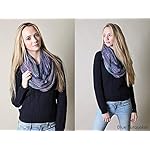 (17 COLORS) Women's Shimmer Sparkle Infinity Scarf, Festival Bliss Lightweight Fashion Shawl