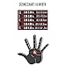 The Gripper Glove | Fit Four Callus Guard Fitness Gloves for WODs, Weightlifting & Cross Training Athletes - Enhanced Silicone Grip Palm (Blue, X-Small)