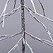 Excelvan 1.5M/5FT 176 LEDs Twinkle Star Upside-down Xmas Tree Light Warm White Light Brown Branches for Home, Bedroom, Party, Wedding, Bar, Indoor Outdoor Christmas Decoration