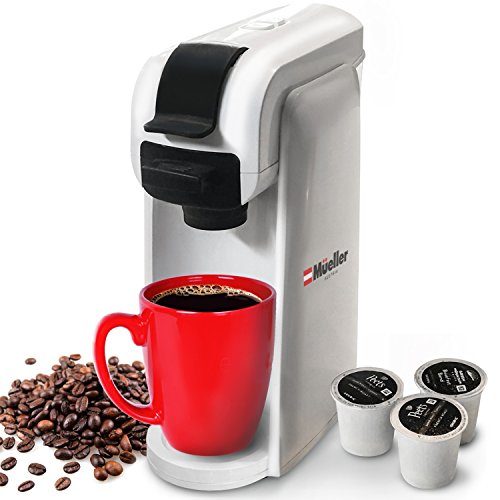 Mueller Single Serve Coffee Maker, Coffee Machine for Most Single Cup Pods including KCup Pods