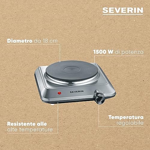 Fornello Elettrico Piastra Singola, 1500 W - KP 1092