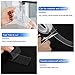 Double Nano Tape Clear Double Sided Anti-Slip Nano Gel Pads,Removable Sticky Stips Grip for Wall,Room,Paste Photos and Posters,fix Carpet maats,Paste Items etc