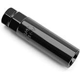 Dynofit 7 Spline Lug Nuts Key with 21mm and 22mm Hex,for Aftermarket Wheel | CR-V Steel,for 14x1.5 14x2 9/16"-18 Wheel Nuts,7 Point Wheel Lock Nut Key,Corrosion Resistant,Using Hand Wrench