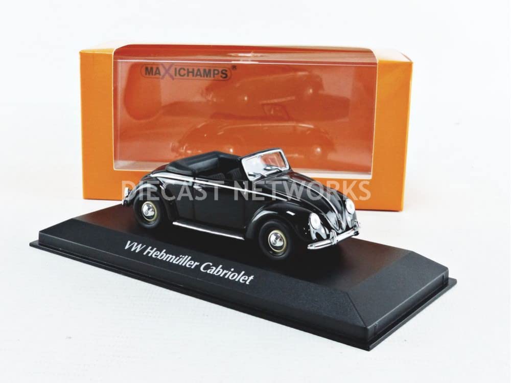 Maxichamps 1:43 Volkswagen Hebmüller-Cabriolet - 1950 - Black