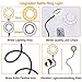Selfie Ring Light, Upgraded Ring Light with Wireless Remote and Cell Phone Holder Stand for Live Stream/Makeup, LED Camera Light 3 Light Modes 10-Level Brightness 360° Rotating for iPhone and Android