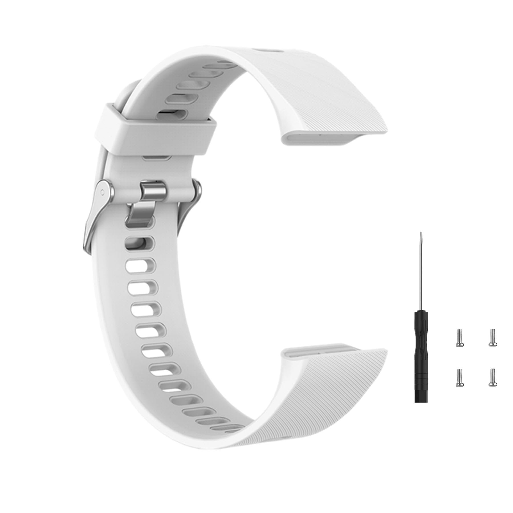 Muovrto Watch Strap for Garmin Approach S10,Silicone Waterproof Replacement Band for Garmin S10 (White)