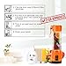 Portable USB Personal Blender with Travel Jar, Smoothie Maker and Juicer, Portable Single Serve for Shakes and Smoothies | High Speed, Powerful, 350ml, BPA-free, 4 Blades - Orange | Upgrade Version
